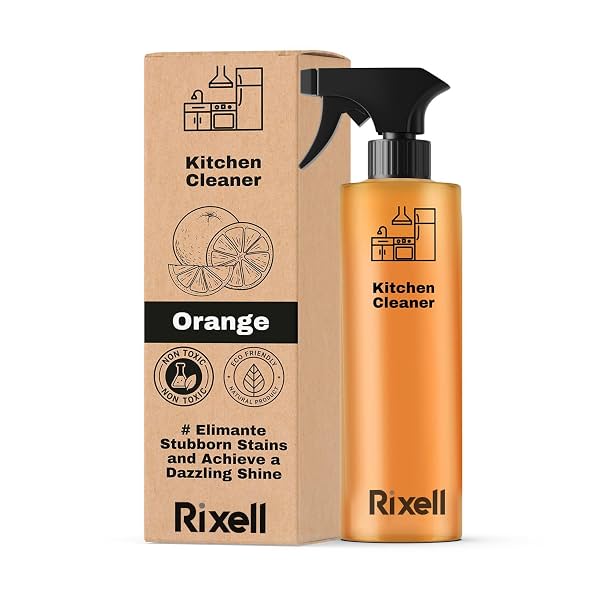 Limescale Remover and Tap Cleaner, 500ml, Lemon Scented Spray for Bathroom