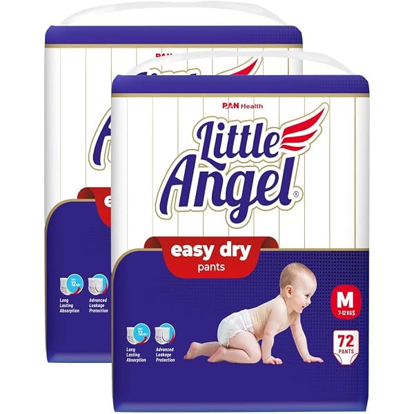 Little Angel Easy Dry Diaper Pants with 12 hrs Absorption Medium