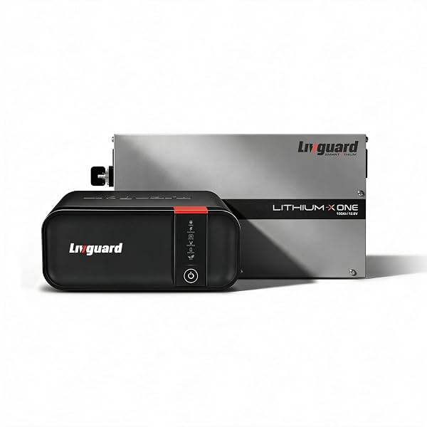 Livguard LGS1100i-Li 900VA Pure Sine Wave Inverter with 100Ah / 12.8V Lithium