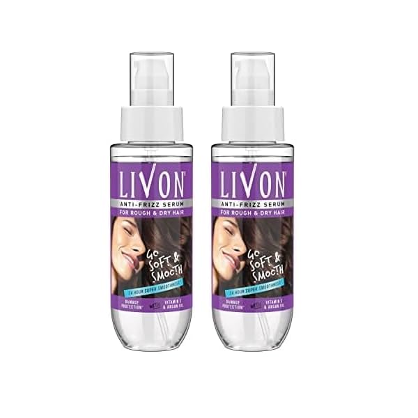 Livon Serum for Rough & Dry Hair, 100 ml (Pack of 2)