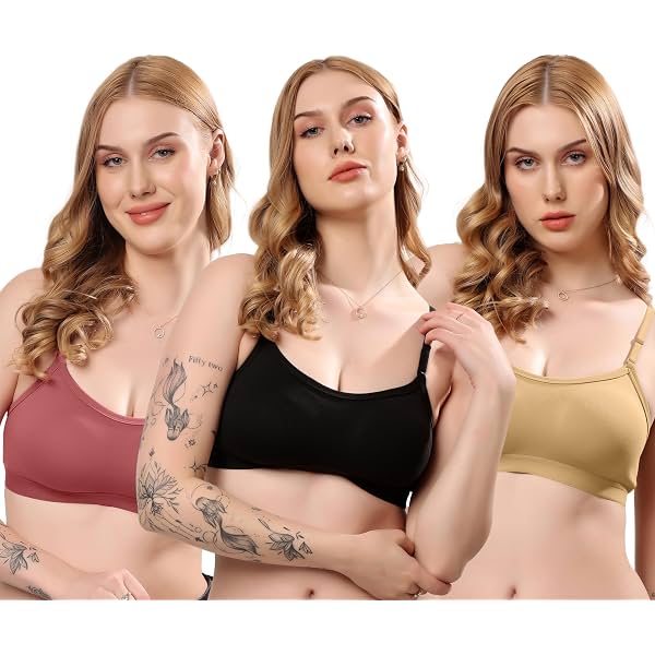 London Hills Women's Cotton Sports Bra