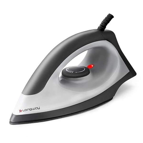 Longway Kwid Light Weight Non-Stick Teflon Coated Dry Iron