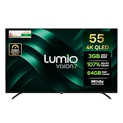 Lumio Vision 7 2026 139 cm (55 inches) 4K Ultra-HD Smart QLED Google TV