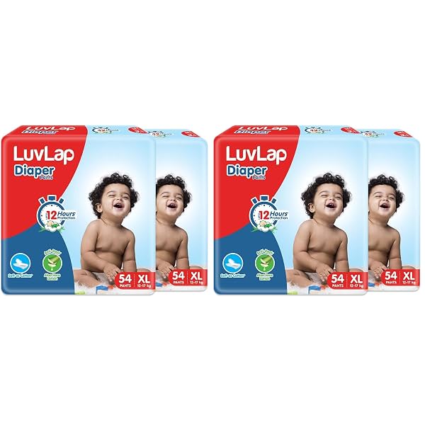 LuvLap Baby Diaper Pants XL Size (Extra Large)