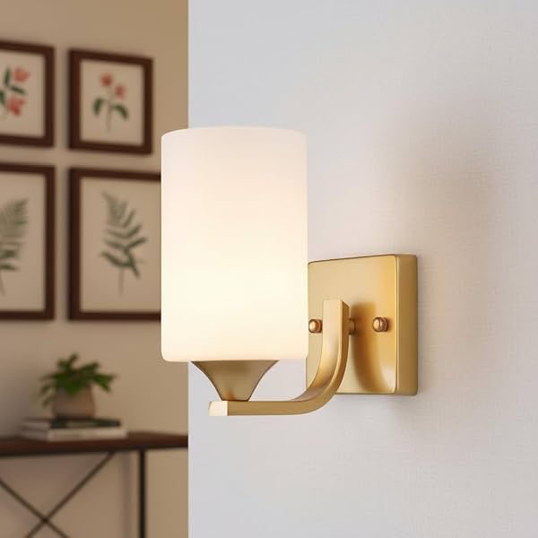 Lyse Decor Golden Wall Light for Living Room, Modern Wall Lamps