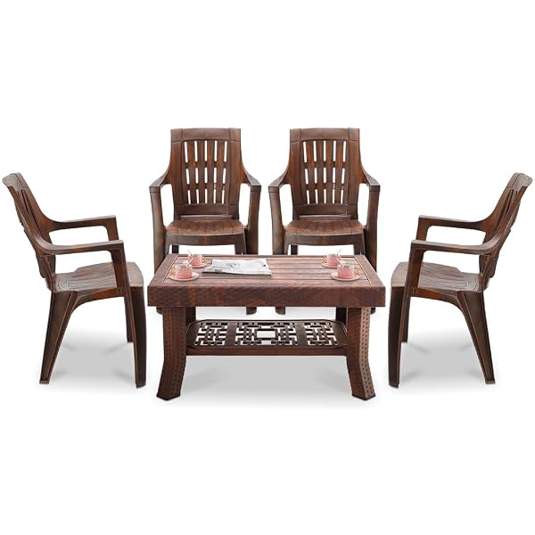 MAHARAJA Classic Plastic Table & Chair Set