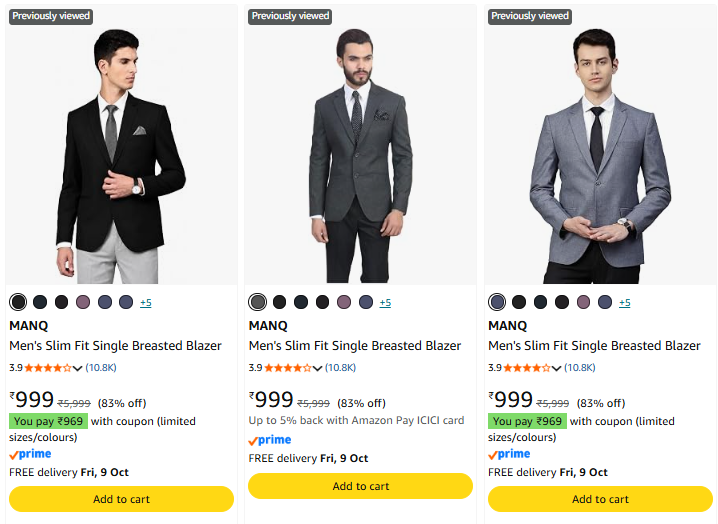 MANQ at minimum 70% Discount