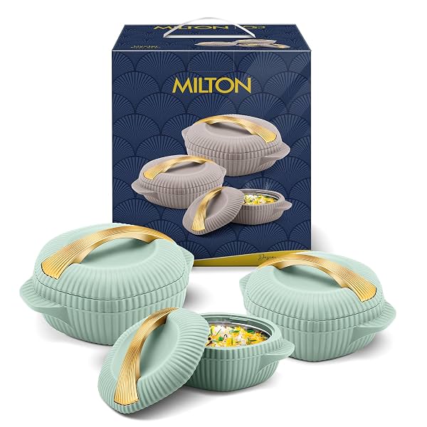 MILTON plastic Oyster Jr. Gift Set PU Insulated Casserole, Set of 3