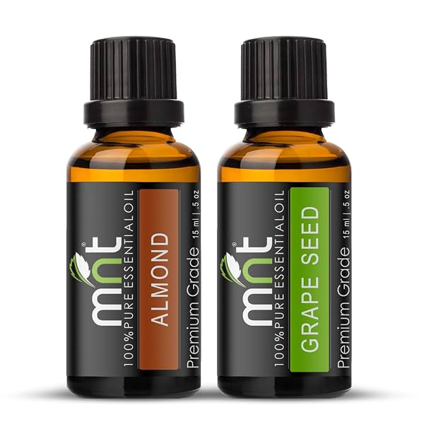MNT Almond Oil Grapeseed Oil Combo 15ml Each Hair Skincare
