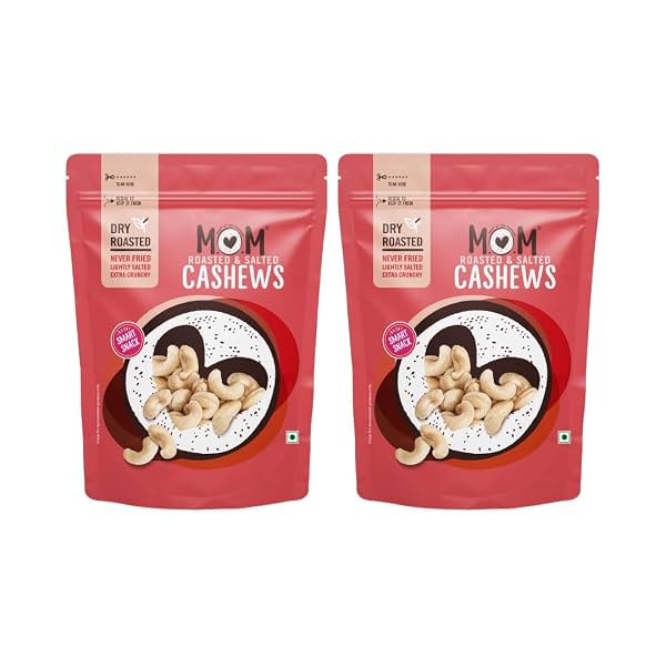 MOM Roasted and Salted Almonds Pack of Two