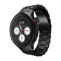 MOTOROLA Moto Watch 1.4 OLED Dual GPS Smartwatch Black