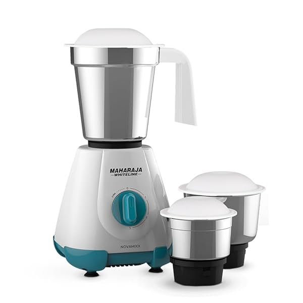Maharaja Whiteline Novamixx 500 Watts Mixer Grinder With 3 Jars