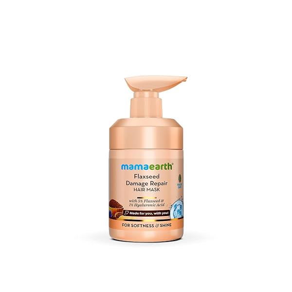 Mamaearth Flaxseed Damage Repair Hair Mask with 5% Flaxseed,
