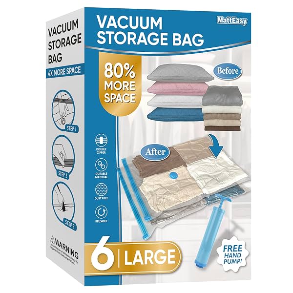 MattEasy Space Saver Vacuum Storage Bags