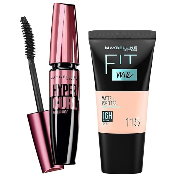 Maybelline New York Hypercurl Mascara Waterproof, Black
