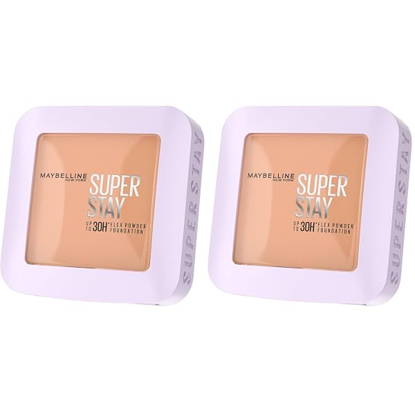 Maybelline New York Super Stay Flex Powder Foundation Pack of 2