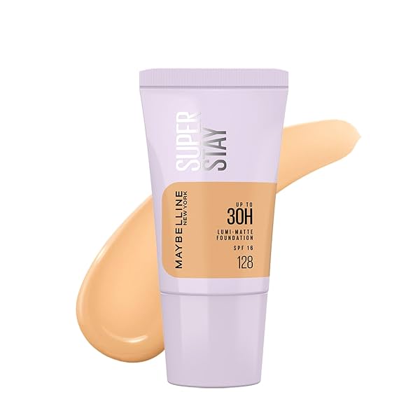 Maybelline New York Super Stay Lumi Matte Liquid Foundation, 128