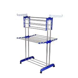 Mega Clothes Stand With Foldable Wings Stylish Garment Stand