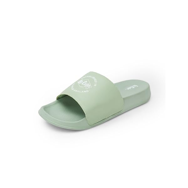 Men's logo print slider slippers