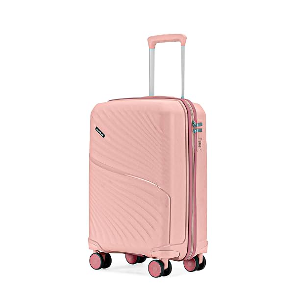 Meridian 20-Inch Polypropylene Cabin Trolley 8-Wheel Suitcase