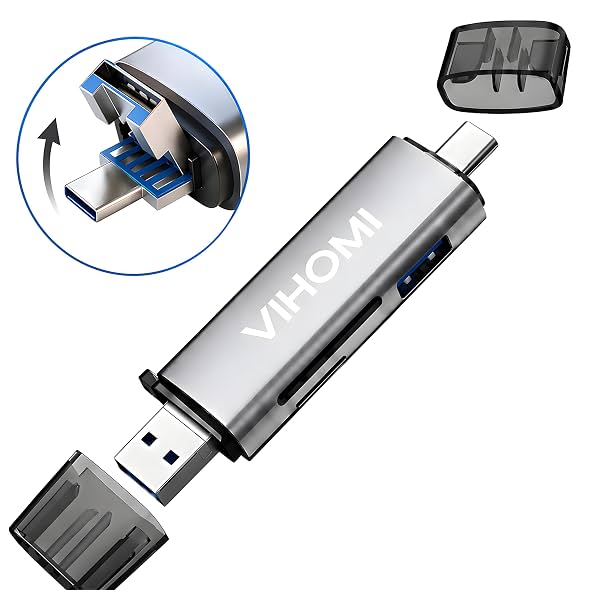 Metal OTG Card Reader 6-in-1