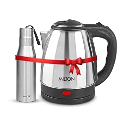 Milton Go Electro Stainless Steel Electric Kettle 1500 + Super 750 Thermosteel Bottle