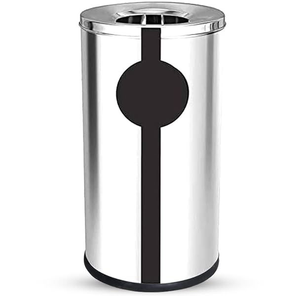 Mofna Stainless Steel Ash Can Dustbin 30L