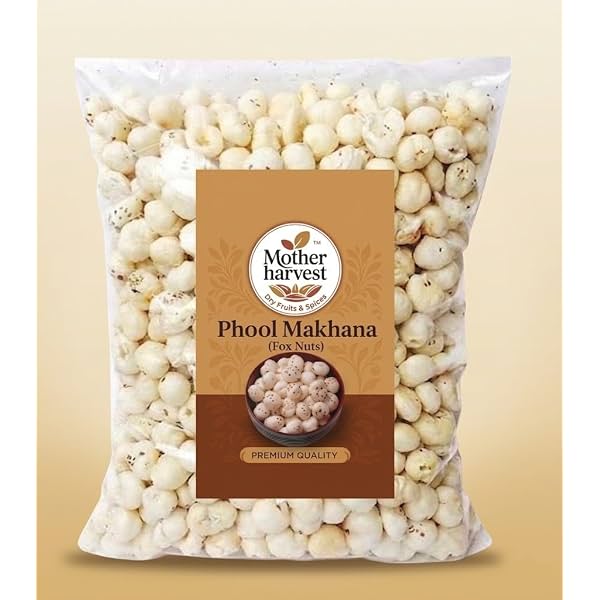 Mother Harvest Prasadam Makhana Fox Nuts 1KG (GW) Combo Offer