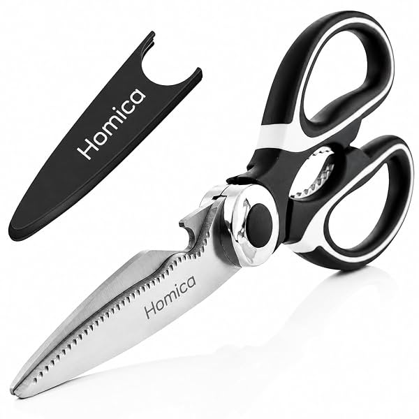 Multi Purpose Heigh Quality Kitchen Scissors | Premium Stainless Steel Food Shears for Meat, Chicken, Fish, Seafood,