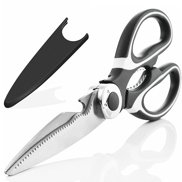 Multi Purpose Kitchen Scissors with Cover,food scissors,Premium Stainless Steel