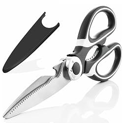 Multi Purpose Kitchen Scissors with Cover,food scissors,Premium Stainless Steel