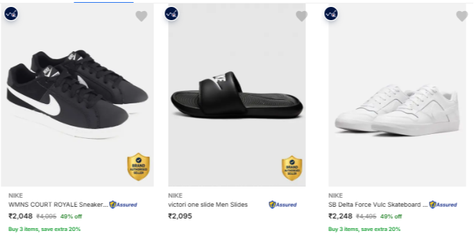 NIKE at up to 49% Discount