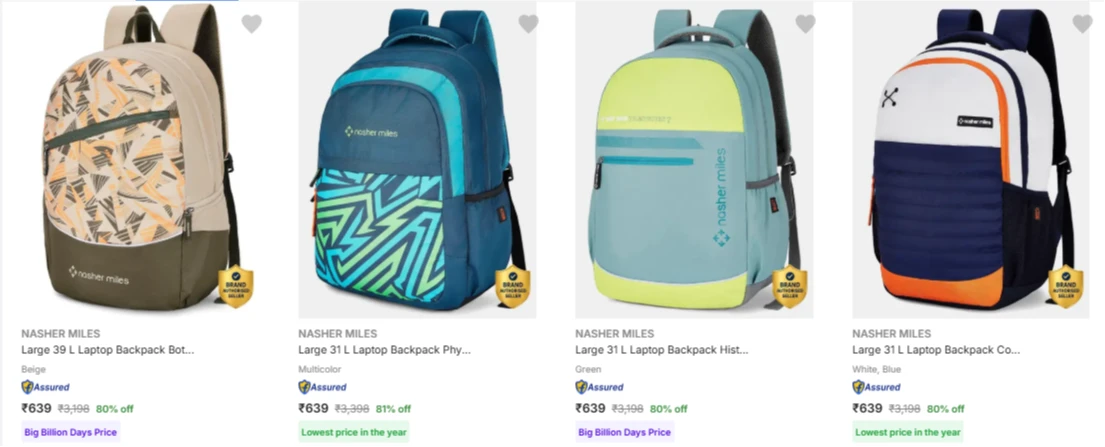 Nasher Miles Laptop Bags upto 81% Discount