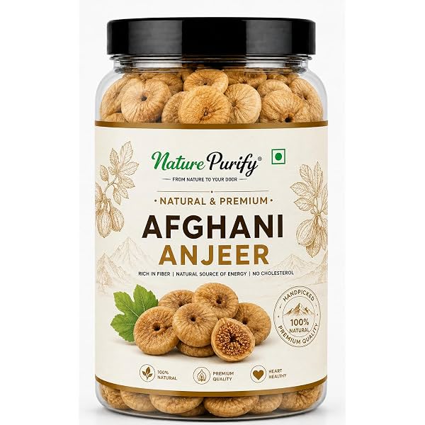 Nature Purify Premium Afghani Anjeer 1KG | Dried Figs