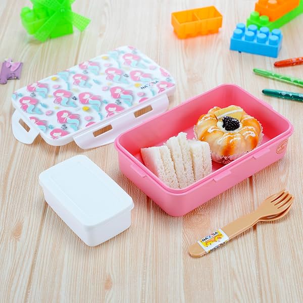 Nayasa Camp 2 Compartment BPA-Free Plastic Lunch Box