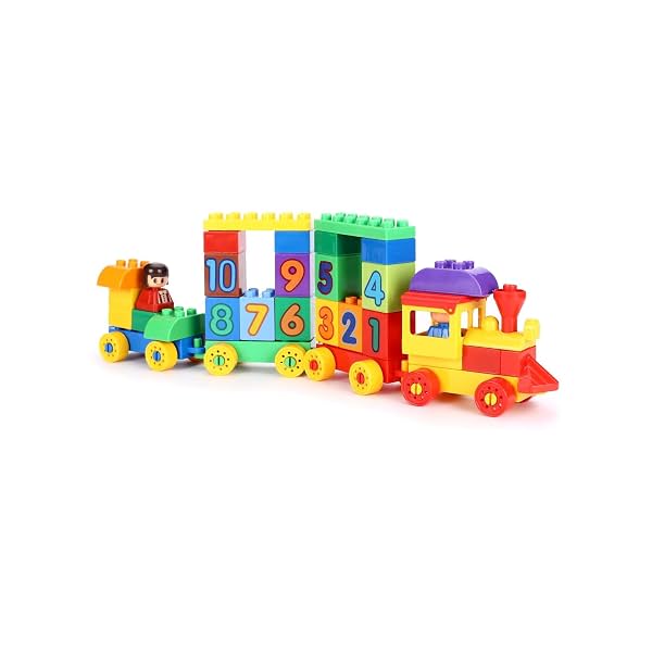 Negi Play Blocks Number Train Set