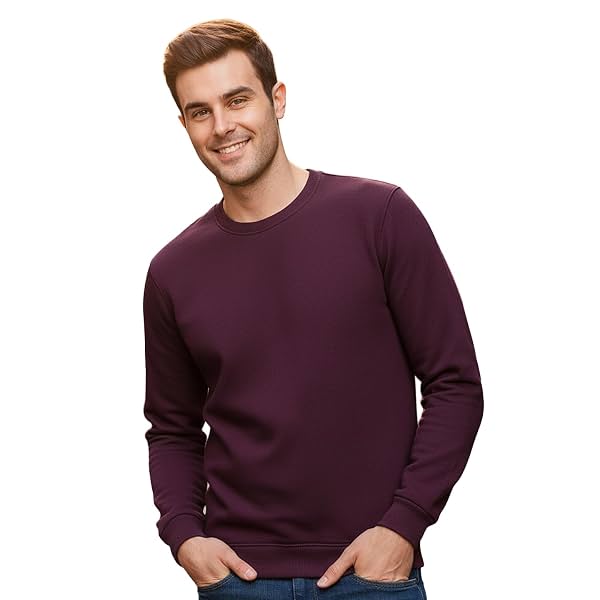 Neostreak Men's Cotton Round Neck Full Sleeve Sweatshirt