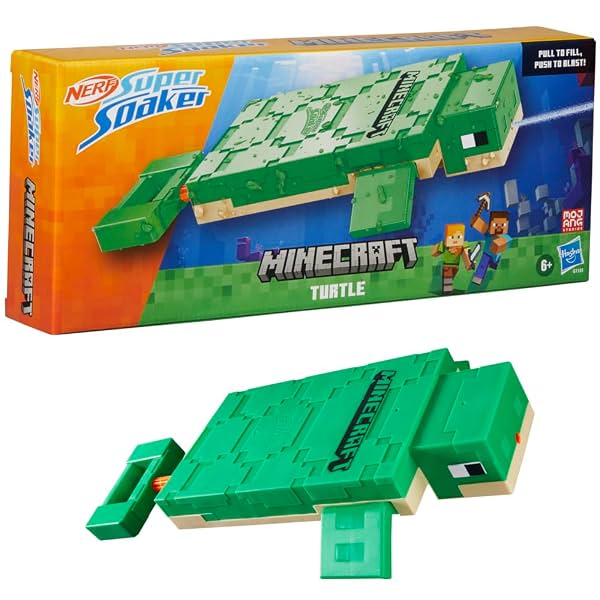 Nerf Super Soaker Minecraft Turtle Water Blaster