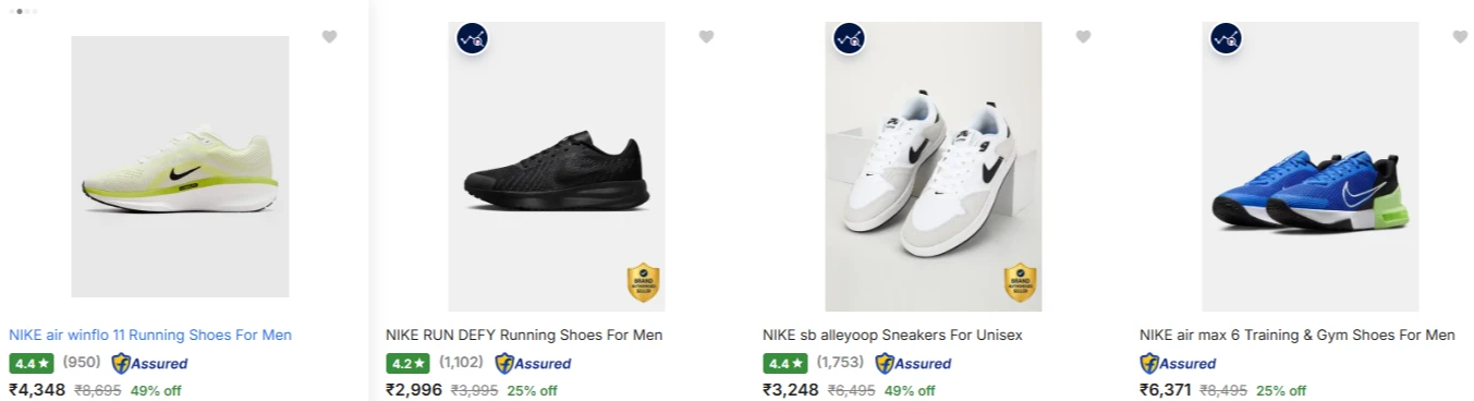 Nike Footwear up to 50% Discount