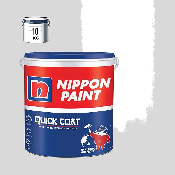 Nippon Paint Quick Coat Interior Emulsion Paint - 10 KG