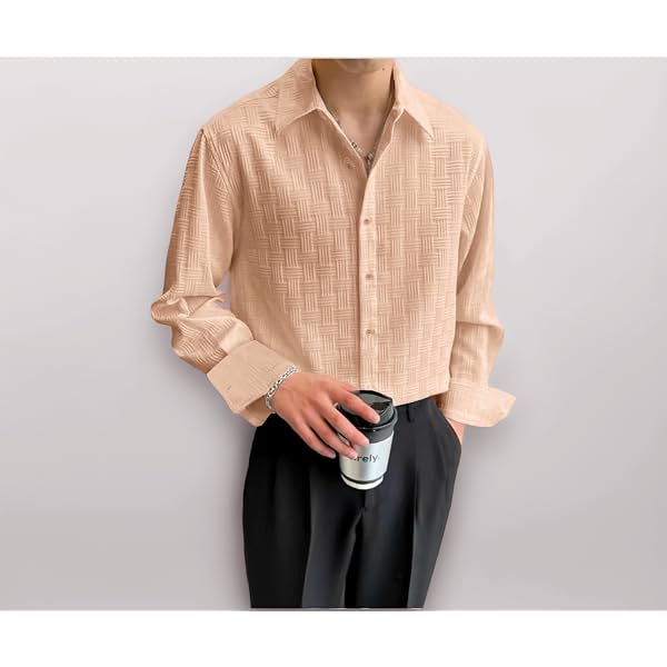 Noble Monk Men's Polyester Regular Fit Shirt