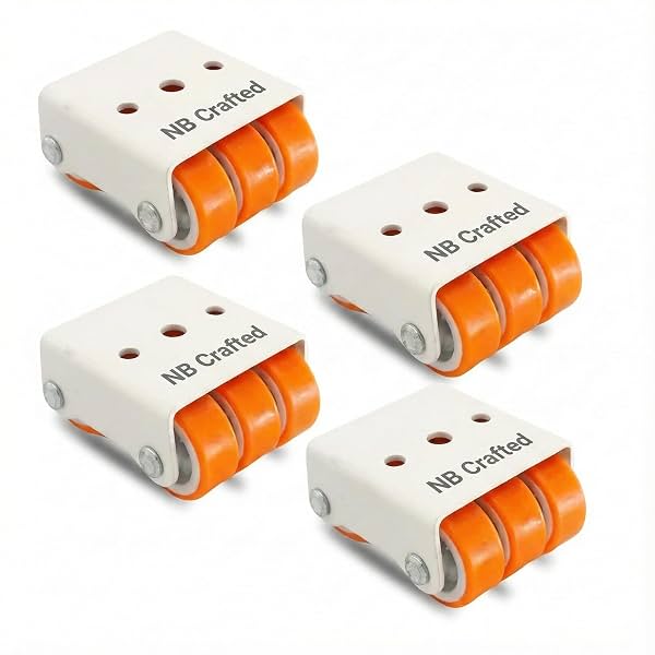 Non-Moving Heavy Duty Caster Wheel Pack of 4
