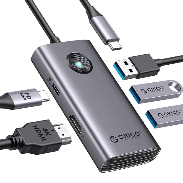 ORICO 5-in-1 USB C Docking Station