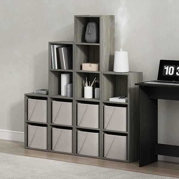 Oakcraft Engineered Wood Multipurpose Single Cube Storage Organizer