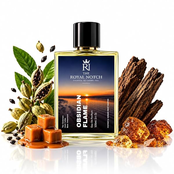 Obsidian Flame Eau De Parfum for Men (100ml) | Long Lasting Luxury Perfume