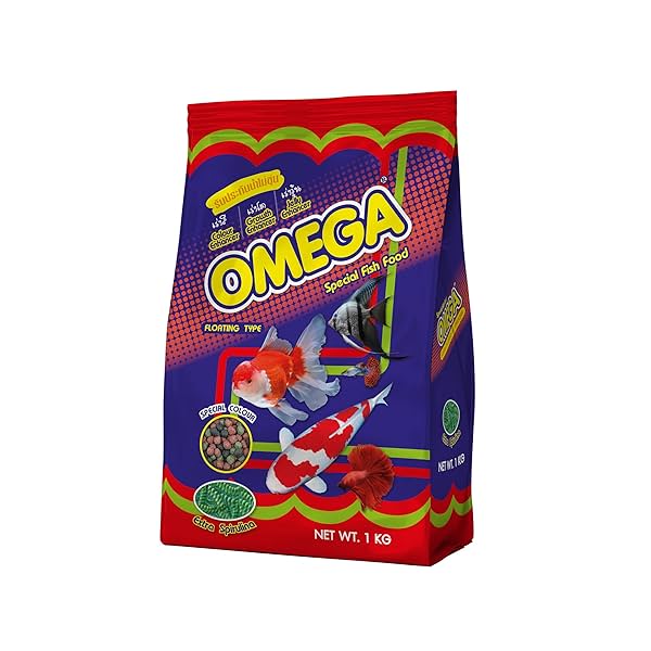 Omega One, Special Fish Food with Spirulina for Colour