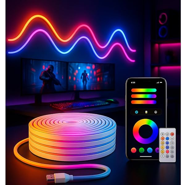 One94Store Smart LED Strip Light 5M with App & Remote Control
