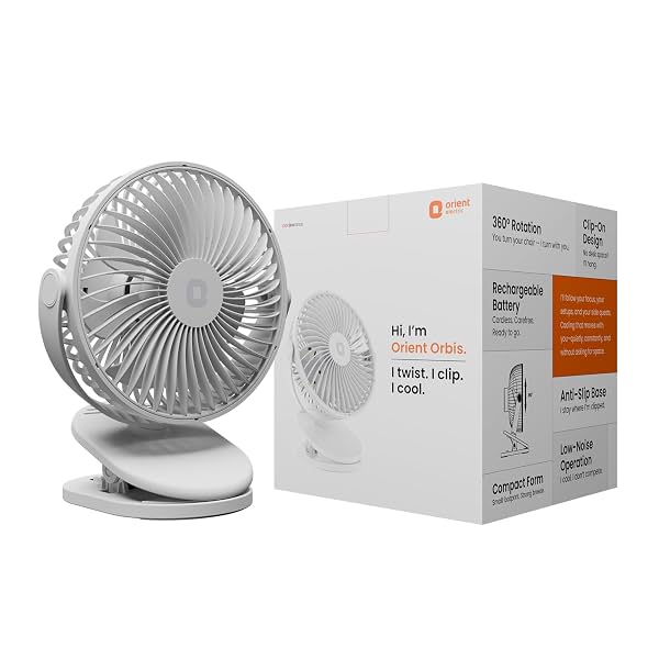 Orient Electric Orbis Rechargeable Personal Fan