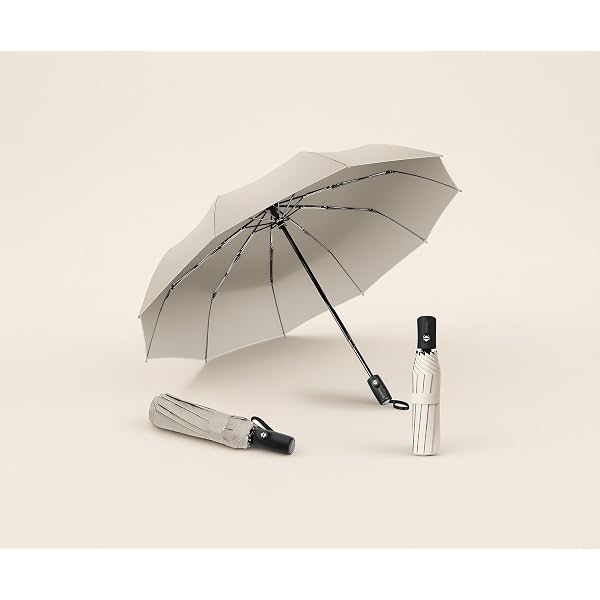 PANCA Windproof Automatic Open Close Travel Umbrella for Men & Women
