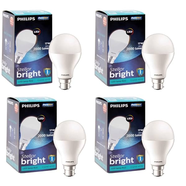 PHILIPS 17-Watt LED Bulb Pack of 4
